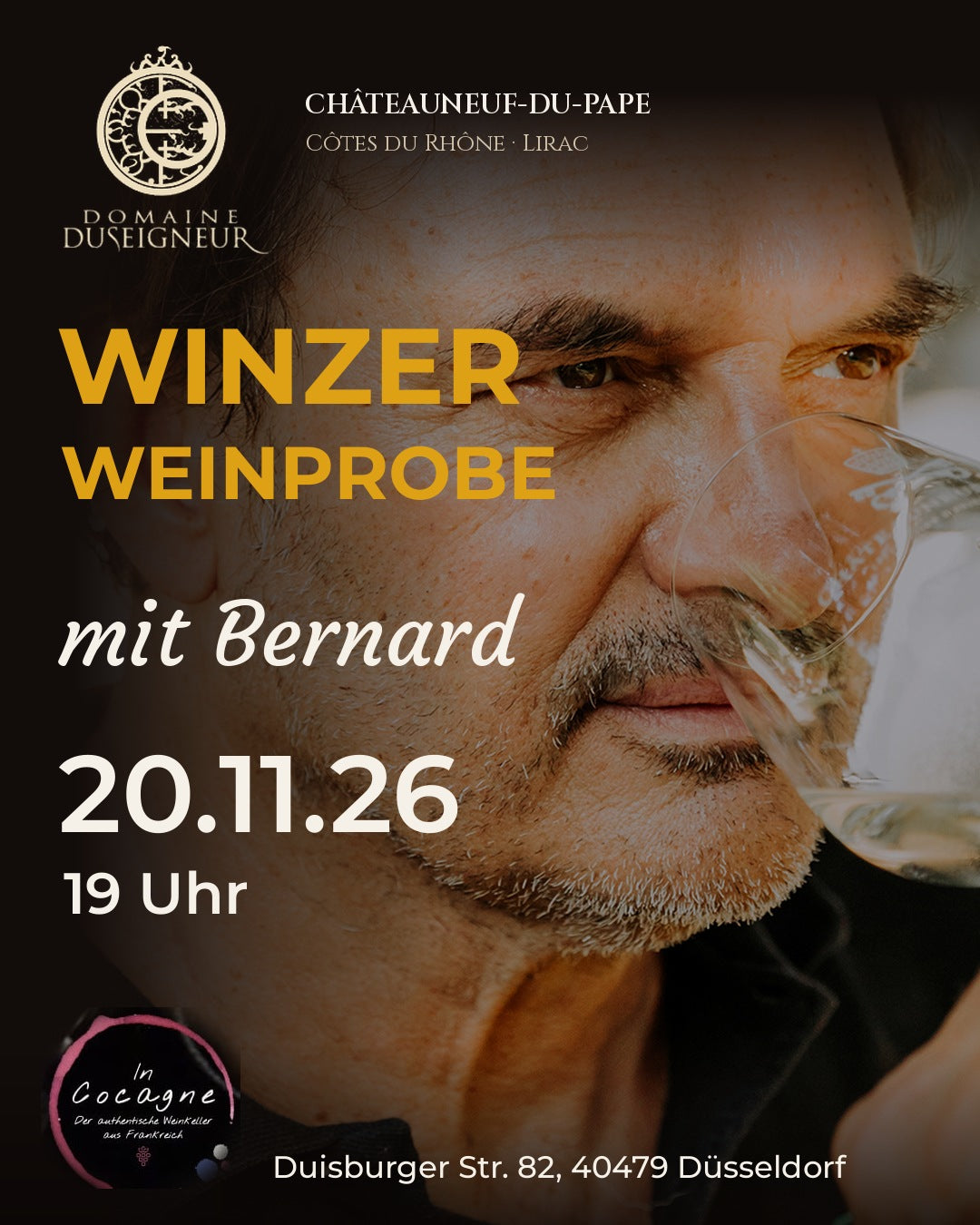 Weinverkostung "Côtes du Rhône" mit Bernard