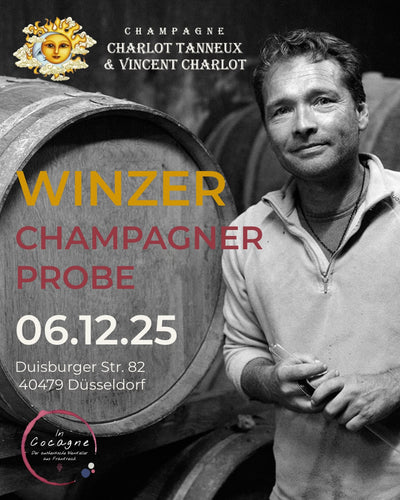Winzerchampagner Probe mit Vincent