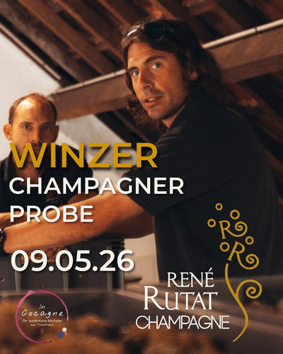 Winzerchampagner Probe mit Flavien